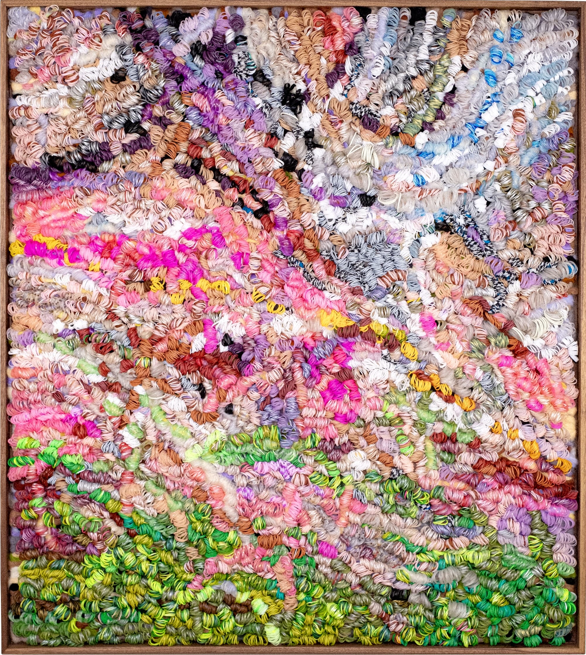 Hannah Beuchler: Thousands of Loom Bands Looped Into Brushstrokes ...